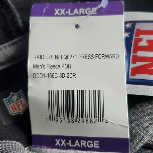 Raiders Pullover Hoodie - Picture 4 of 5